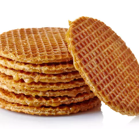 Stroopwafels also known as dutch cookies