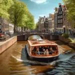 The best way to see Amsterdam, is from a boat