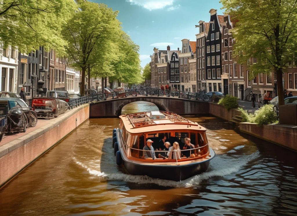 The best way to see Amsterdam, is from a boat