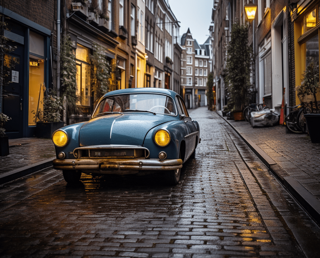 Driving in Amsterdam